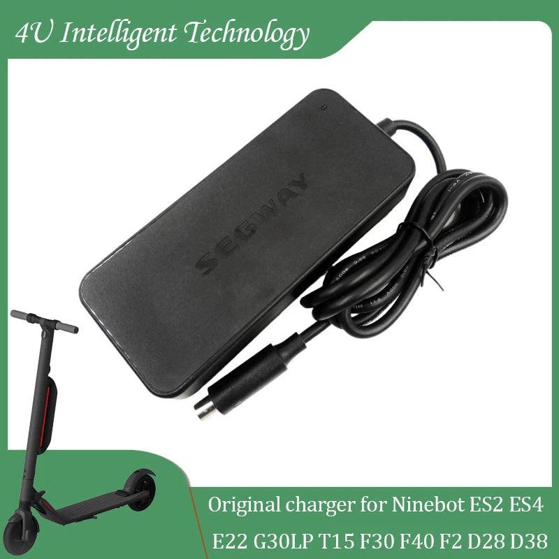 Original Segway 42V 1.7A Charger For Ninebot ES2 ES4 E22 G30LP T15 F30 - VirtuousWares.Store