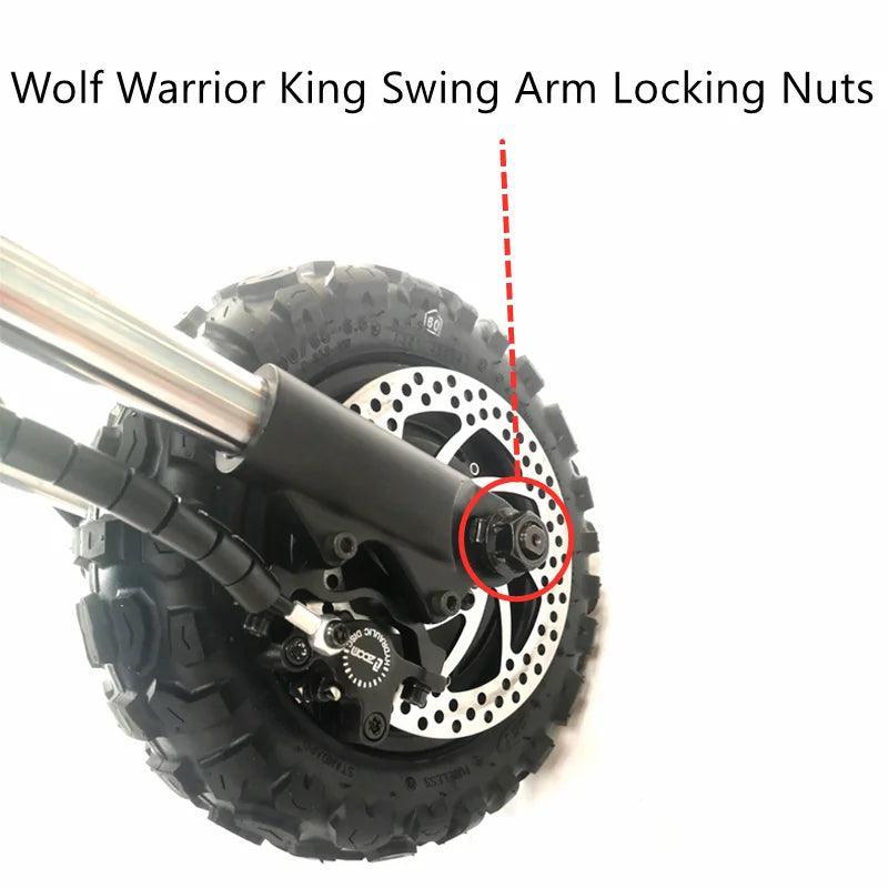 Original Swing Arm Locking Nuts For Kaabo Wolf Warrior King+ Screws - VirtuousWares.Store