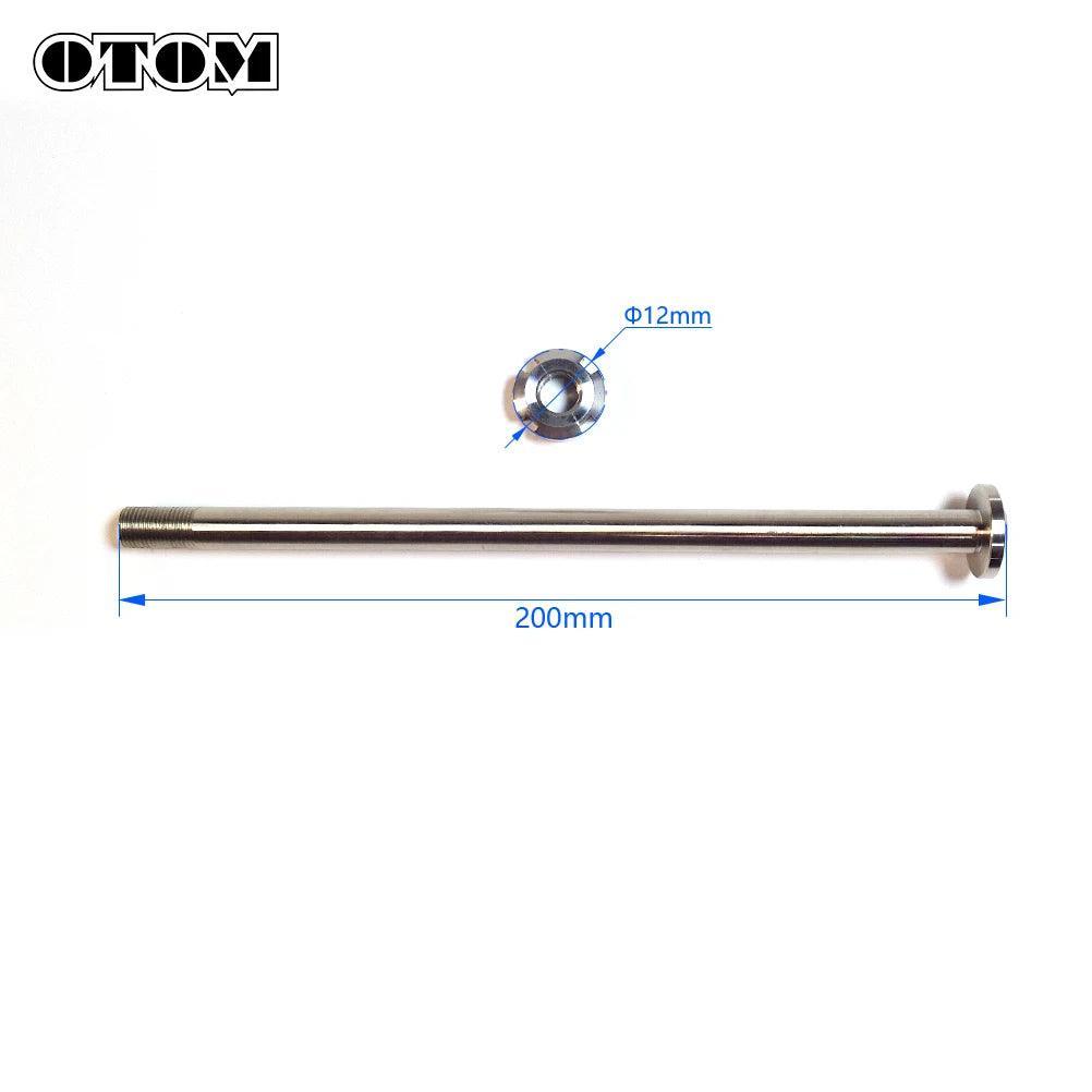 OTOM Motocross Rear Fork Mid.Shaft Swing Arm Axle With Nut Screw - VirtuousWares.Store