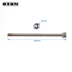 OTOM Motocross Rear Fork Mid.Shaft Swing Arm Axle With Nut Screw - VirtuousWares.Store
