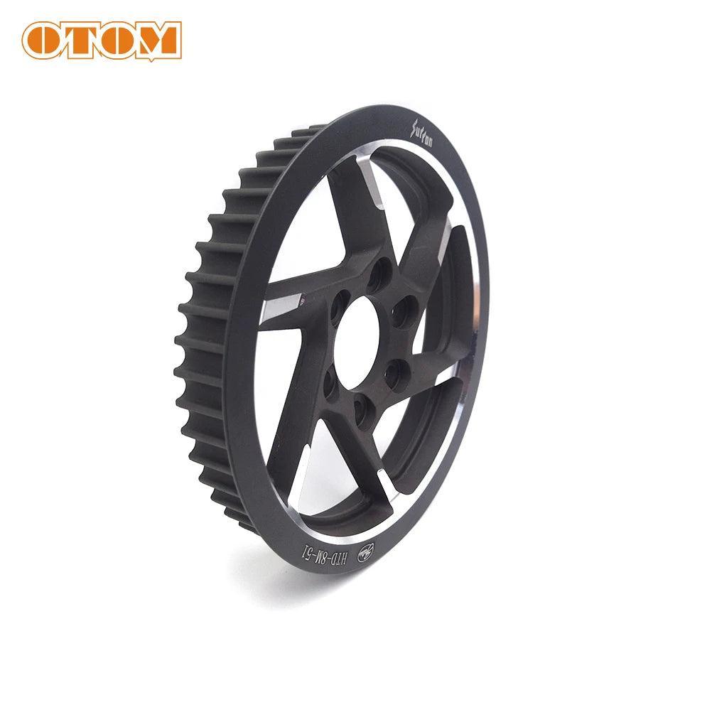 OTOM Motorcycle Original Rear Belt Pulley Transmission Gear Center - VirtuousWares.Store