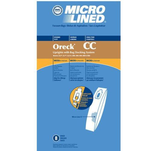 Paper Bag, DVC Oreck CC Upright Microlined 8Pk - VirtuousWares.Store