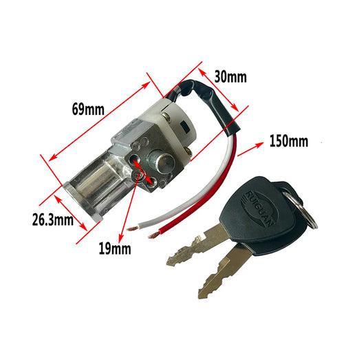 Performance Battery Charger Mini Lock with 2 Keys for Motorcycle - VirtuousWares.Store