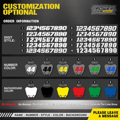 PowerZone Custom Team Graphics Background Stickers Kits For Surron - VirtuousWares.Store