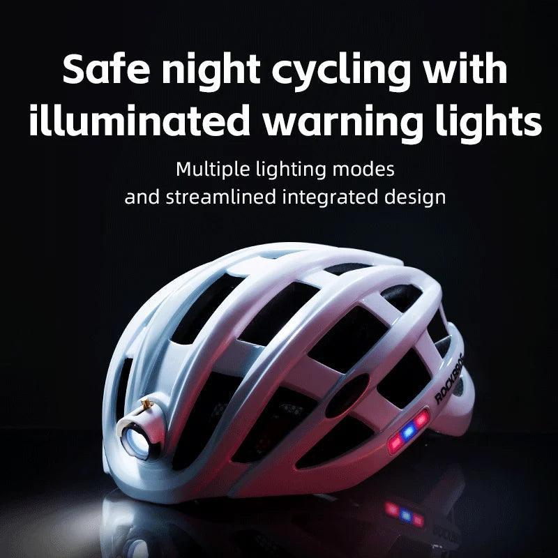 ROCKBROS Bicycle Light Helmet Bike Ultralight Helmet Electric Bicycle Helmet Mountain Road Bicycle MTB Helmet Cycling Equipment - VirtuousWares.Store