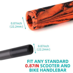 Rubber Bicycle Handlebar Grips Non-slip Mtb Cuffs Lengthening and - VirtuousWares.Store