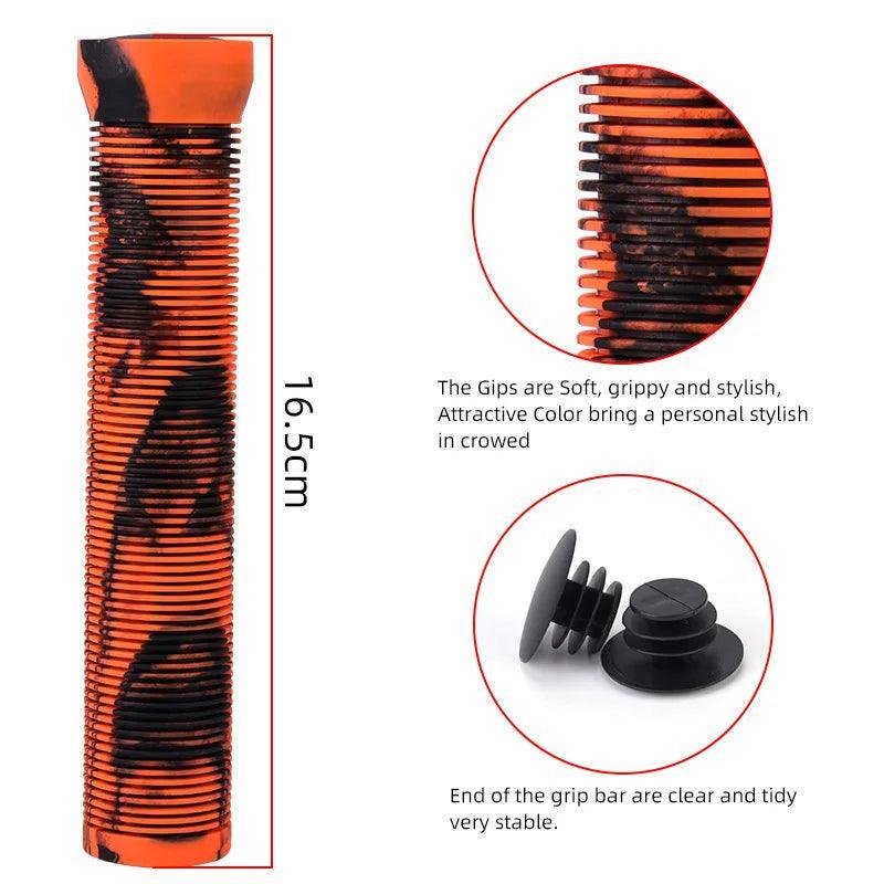 Rubber Bicycle Handlebar Grips Non-slip Mtb Cuffs Lengthening and - VirtuousWares.Store