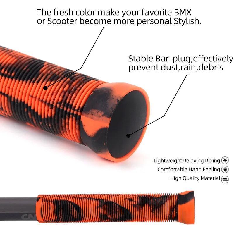Rubber Bicycle Handlebar Grips Non-slip Mtb Cuffs Lengthening and - VirtuousWares.Store