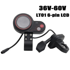 Scooter 6Pin Display LT01 Meter LCD Display Control WithThumb Throttle - VirtuousWares.Store