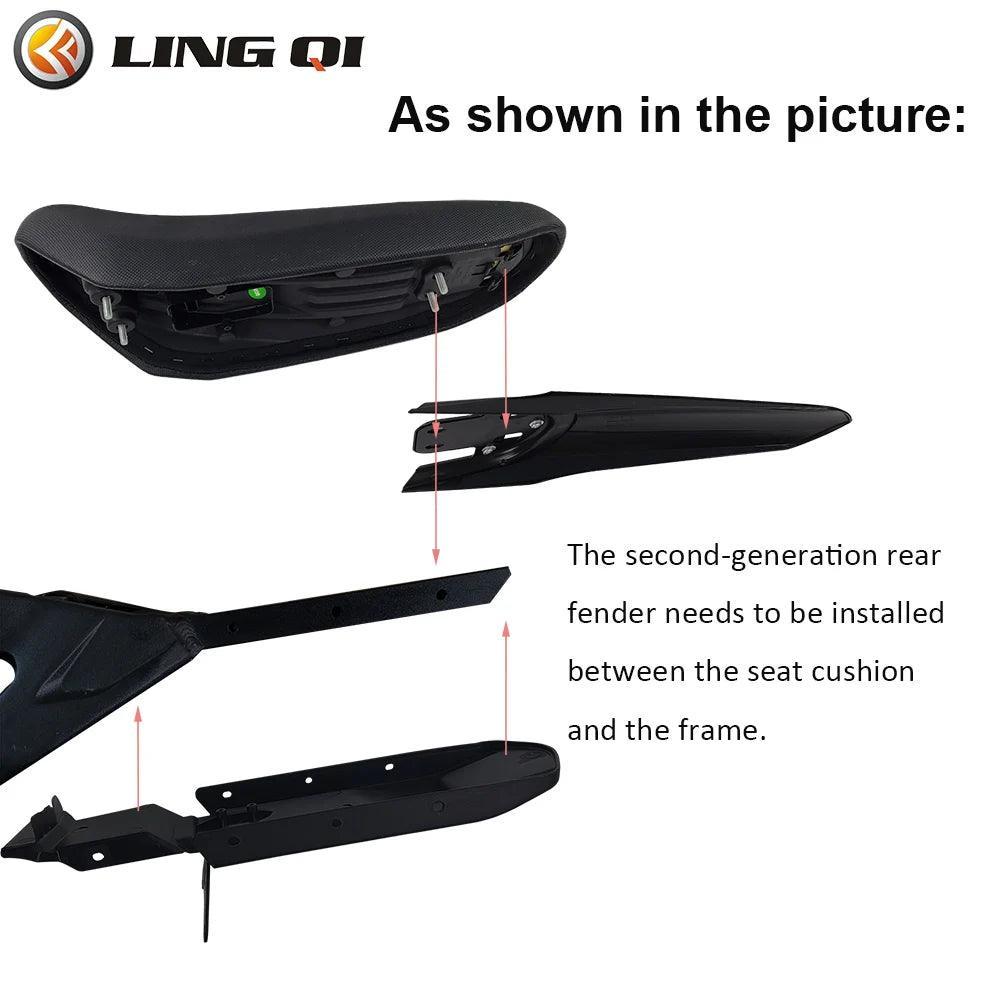 Second-Generation Longer Rear Fender Fit to Sur Ron Light Bee X and S. - VirtuousWares.Store