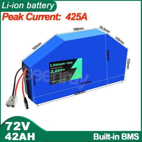 SEENRUY 72V 42AH Li-ion 10000W Triangle Lithium Polymer Frame Polygon - VirtuousWares.Store