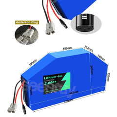 SEENRUY 72V 42AH Li-ion 10000W Triangle Lithium Polymer Frame Polygon - VirtuousWares.Store