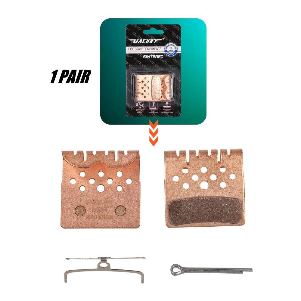 SG04 Sintered Disc Brake Pad for NUTT 4-Piston Hydraulic Disc Brake On - VirtuousWares.Store