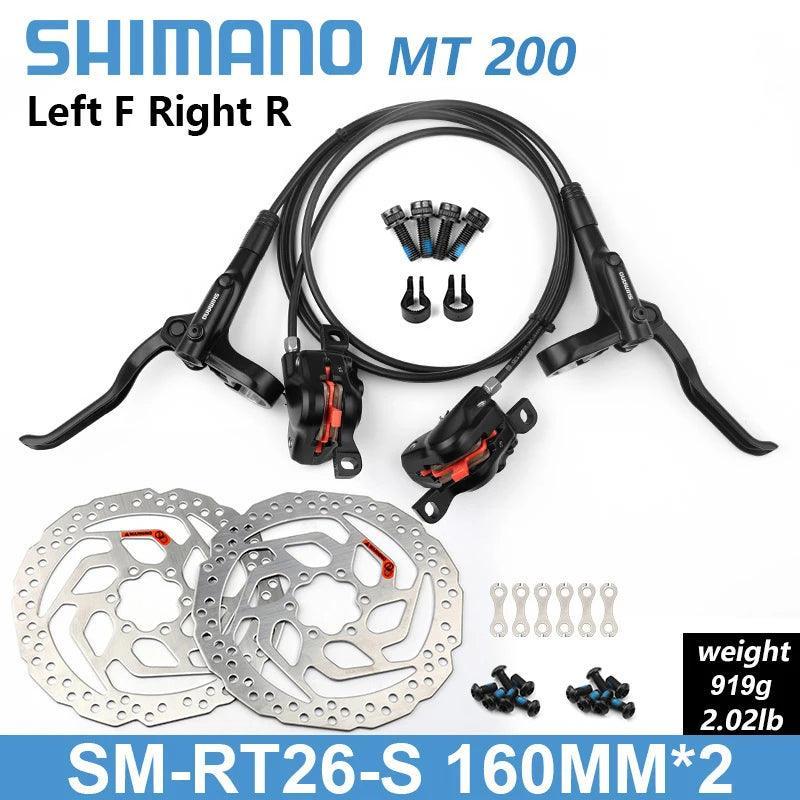 Shimano BR BL MT200 Bicycle Hydraulic Brake 800/1350/1450mm MTB Hydraulic Disc Brake Mountain Bike Upgrade MT315 Bike Parts - VirtuousWares.Store