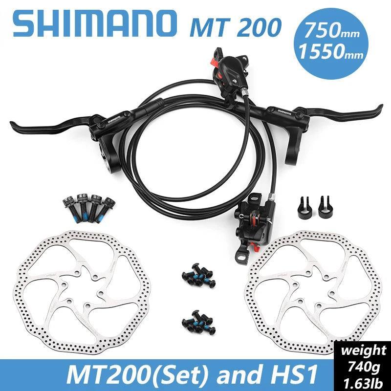 Shimano BR BL MT200 Bicycle Hydraulic Brake 800/1350/1450mm MTB Hydraulic Disc Brake Mountain Bike Upgrade MT315 Bike Parts - VirtuousWares.Store