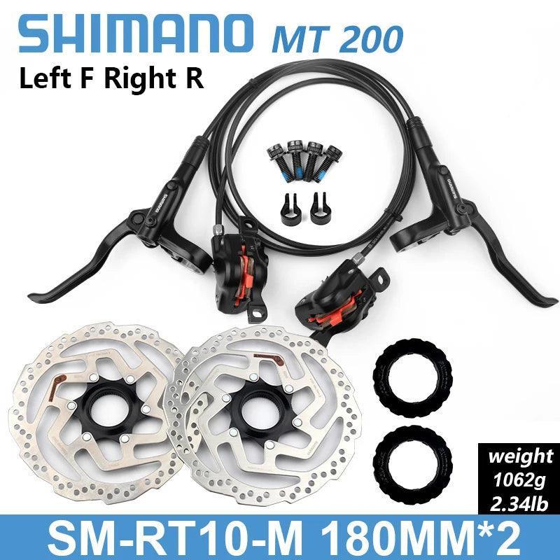 Shimano BR BL MT200 Bicycle Hydraulic Brake 800/1350/1450mm MTB Hydraulic Disc Brake Mountain Bike Upgrade MT315 Bike Parts - VirtuousWares.Store