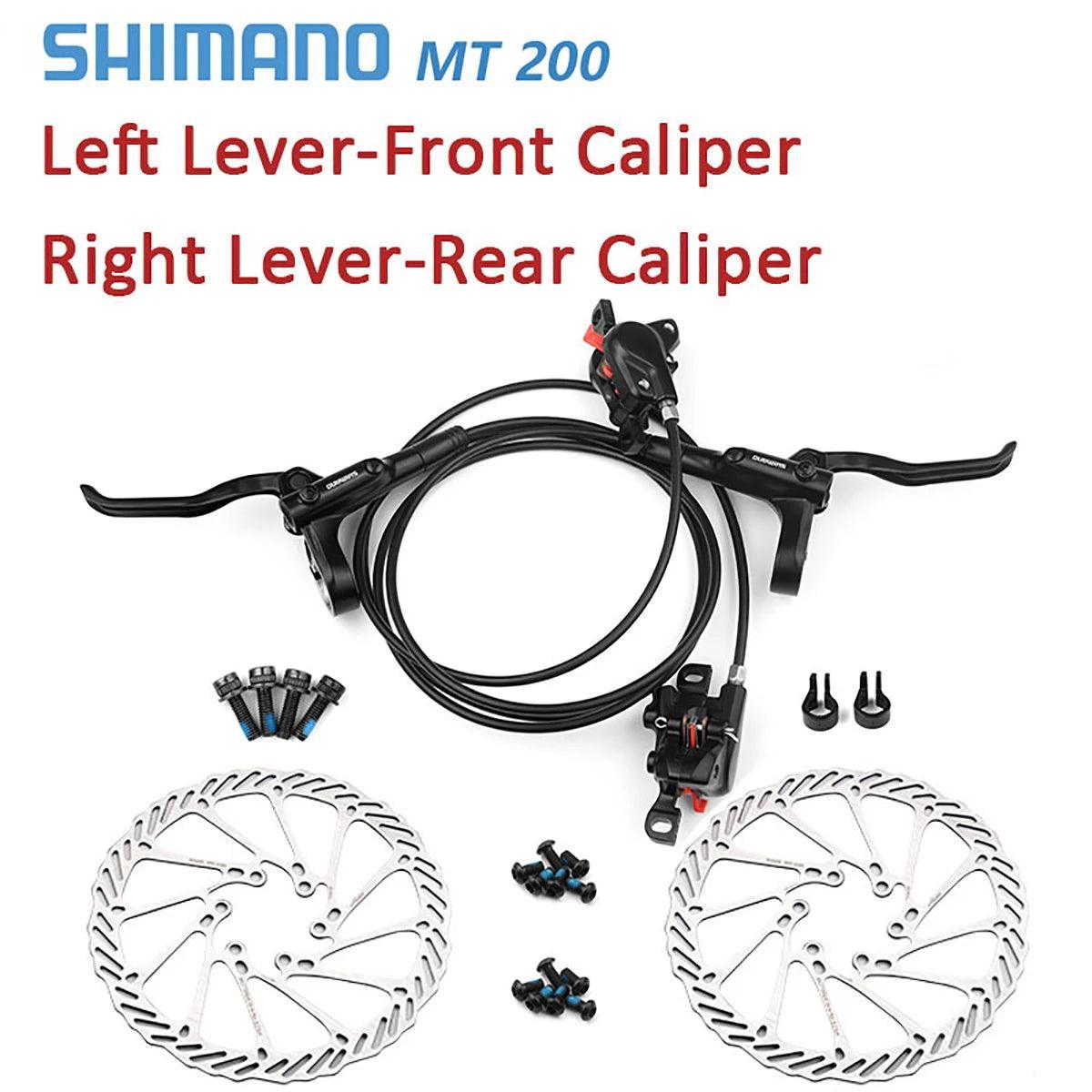 Shimano BR BL MT200 Bicycle Hydraulic Brake 800/1350/1450mm MTB Hydraulic Disc Brake Mountain Bike Upgrade MT315 Bike Parts - VirtuousWares.Store
