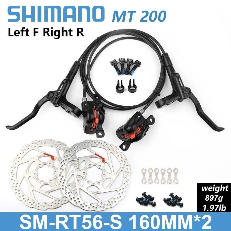 Shimano BR BL MT200 Bicycle Hydraulic Brake 800/1350/1450mm MTB Hydraulic Disc Brake Mountain Bike Upgrade MT315 Bike Parts - VirtuousWares.Store