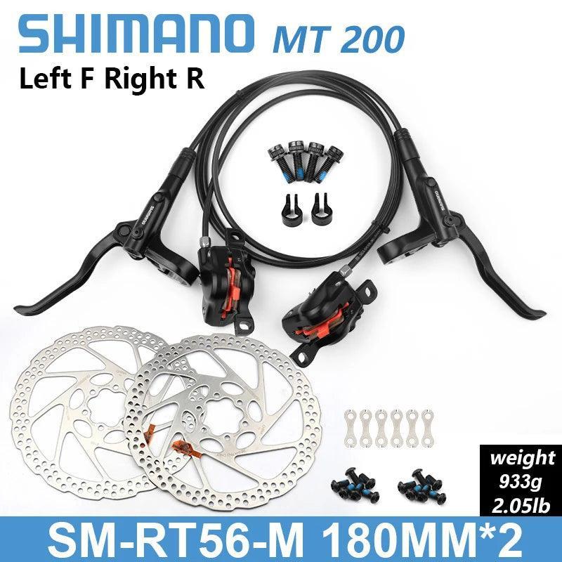 Shimano BR BL MT200 Bicycle Hydraulic Brake 800/1350/1450mm MTB Hydraulic Disc Brake Mountain Bike Upgrade MT315 Bike Parts - VirtuousWares.Store
