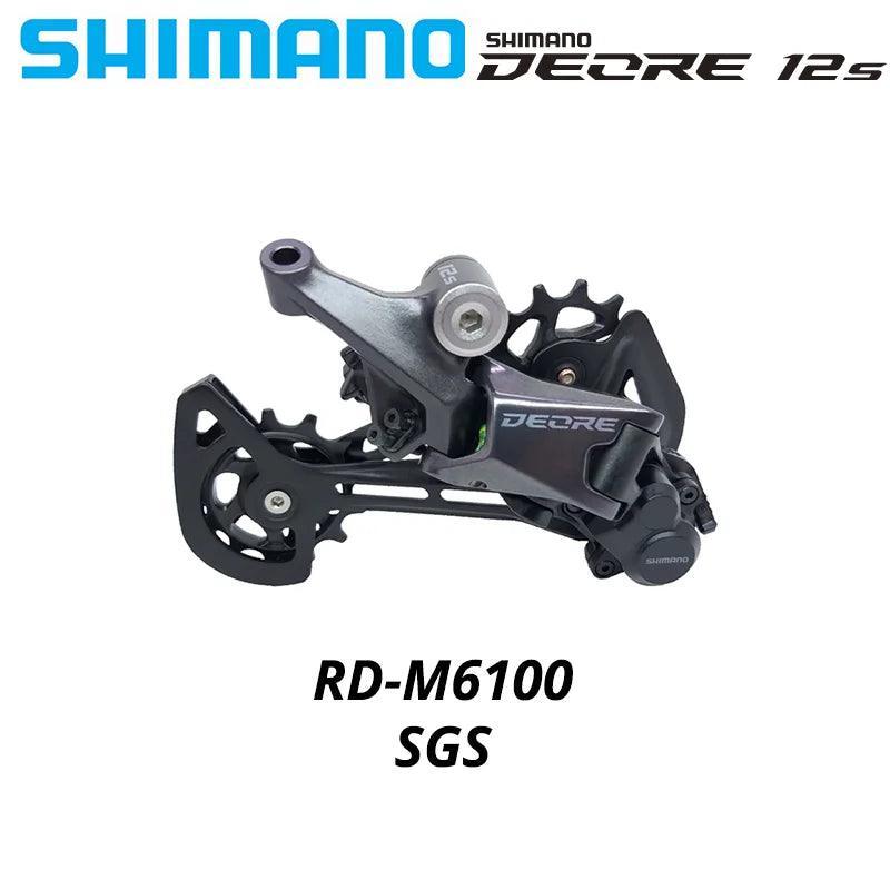 SHIMANO DEORE M6100 12s Groupset SL M6100 SHIFT LEVER RD M6100 SGS - VirtuousWares.Store