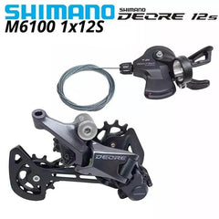 SHIMANO DEORE M6100 12s Groupset SL M6100 SHIFT LEVER RD M6100 SGS - VirtuousWares.Store