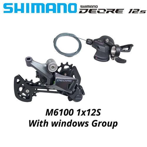 SHIMANO DEORE M6100 12s Groupset SL M6100 SHIFT LEVER RD M6100 SGS - VirtuousWares.Store
