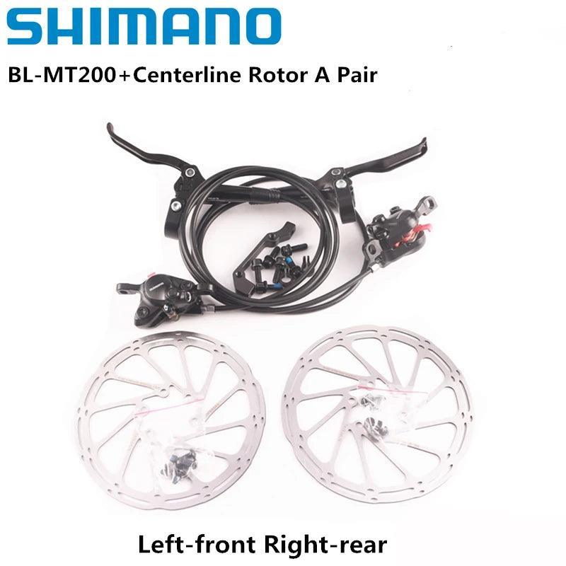 Shimano MT200 Brake BL BR MTB E-bike Hydraulic Disc Brake Bicycle Electric Bike Brake Left Front Right Rear Brake - VirtuousWares.Store