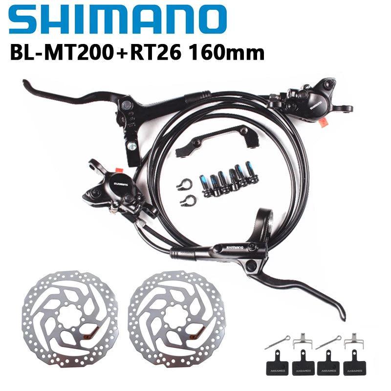 Shimano MT200 Brake BL BR MTB E-bike Hydraulic Disc Brake Bicycle Electric Bike Brake Left Front Right Rear Brake - VirtuousWares.Store