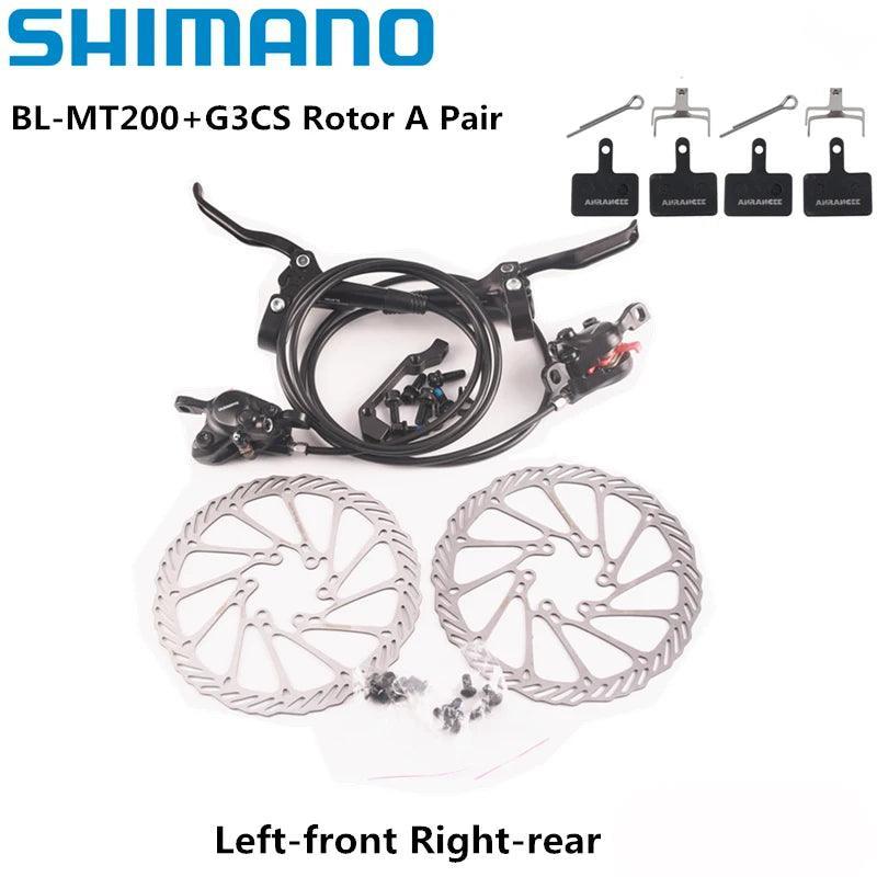 Shimano MT200 Brake BL BR MTB E-bike Hydraulic Disc Brake Bicycle Electric Bike Brake Left Front Right Rear Brake - VirtuousWares.Store