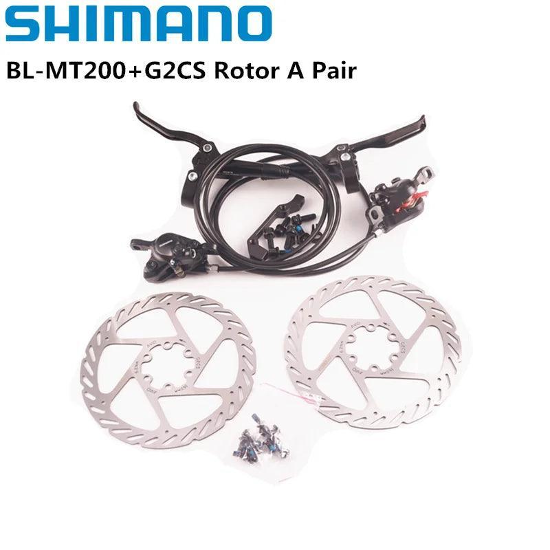 Shimano MT200 Brake BL BR MTB E-bike Hydraulic Disc Brake Bicycle Electric Bike Brake Left Front Right Rear Brake - VirtuousWares.Store