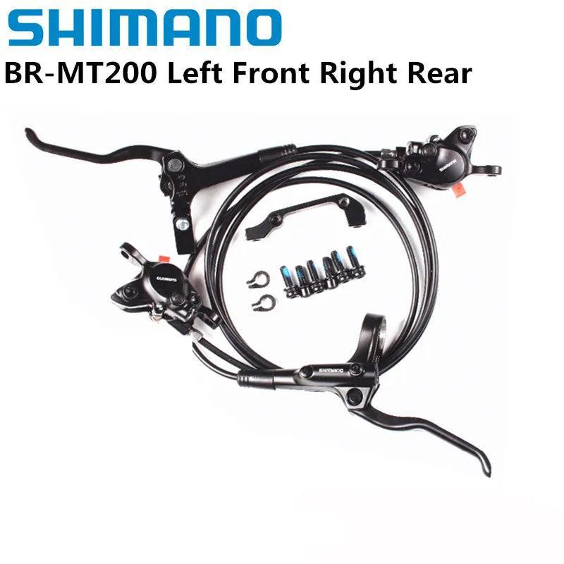 Shimano MT200 Brake BL BR MTB E-bike Hydraulic Disc Brake Bicycle Electric Bike Brake Left Front Right Rear Brake - VirtuousWares.Store