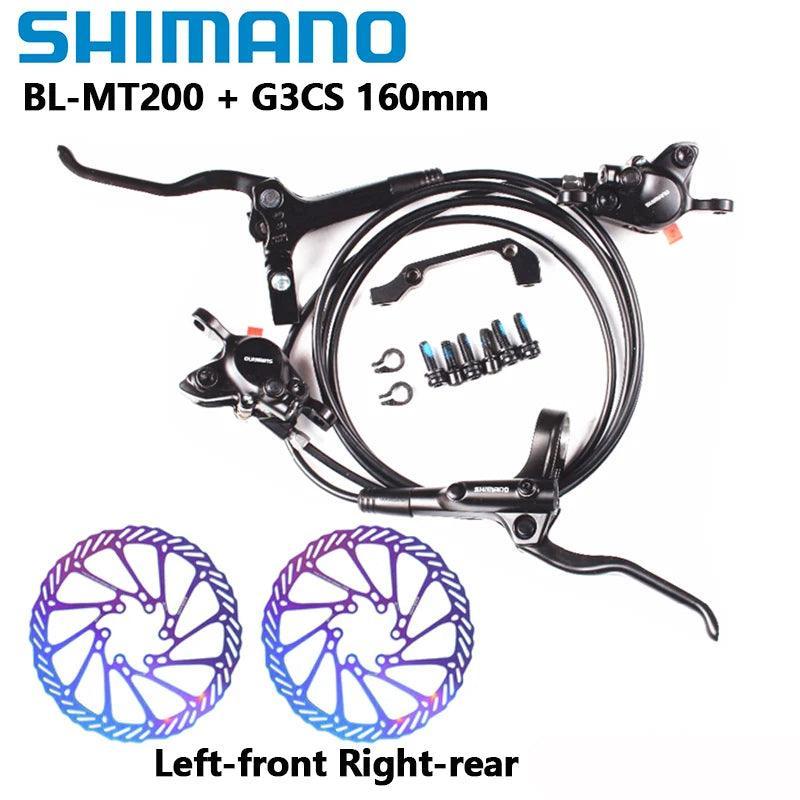 Shimano MT200 Brake BL BR MTB E-bike Hydraulic Disc Brake Bicycle Electric Bike Brake Left Front Right Rear Brake - VirtuousWares.Store