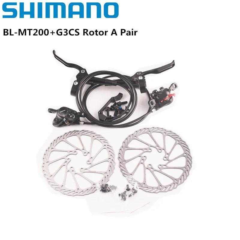 Shimano MT200 Brake BL BR MTB E-bike Hydraulic Disc Brake Bicycle Electric Bike Brake Left Front Right Rear Brake - VirtuousWares.Store