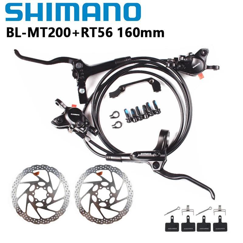 Shimano MT200 Brake BL BR MTB E-bike Hydraulic Disc Brake Bicycle Electric Bike Brake Left Front Right Rear Brake - VirtuousWares.Store
