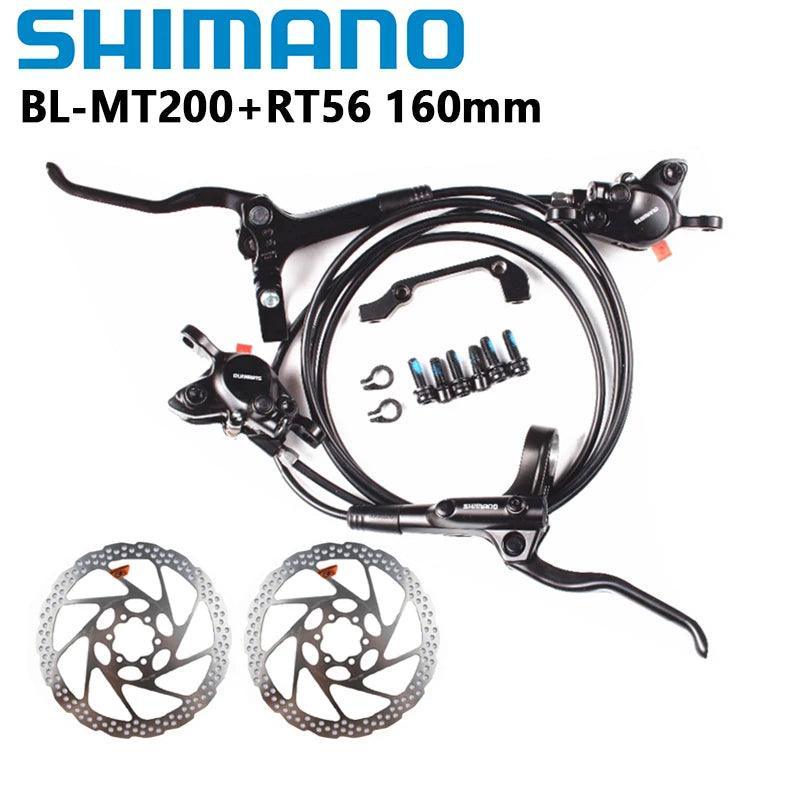 Shimano MT200 Brake BL BR MTB E-bike Hydraulic Disc Brake Bicycle Electric Bike Brake Left Front Right Rear Brake - VirtuousWares.Store