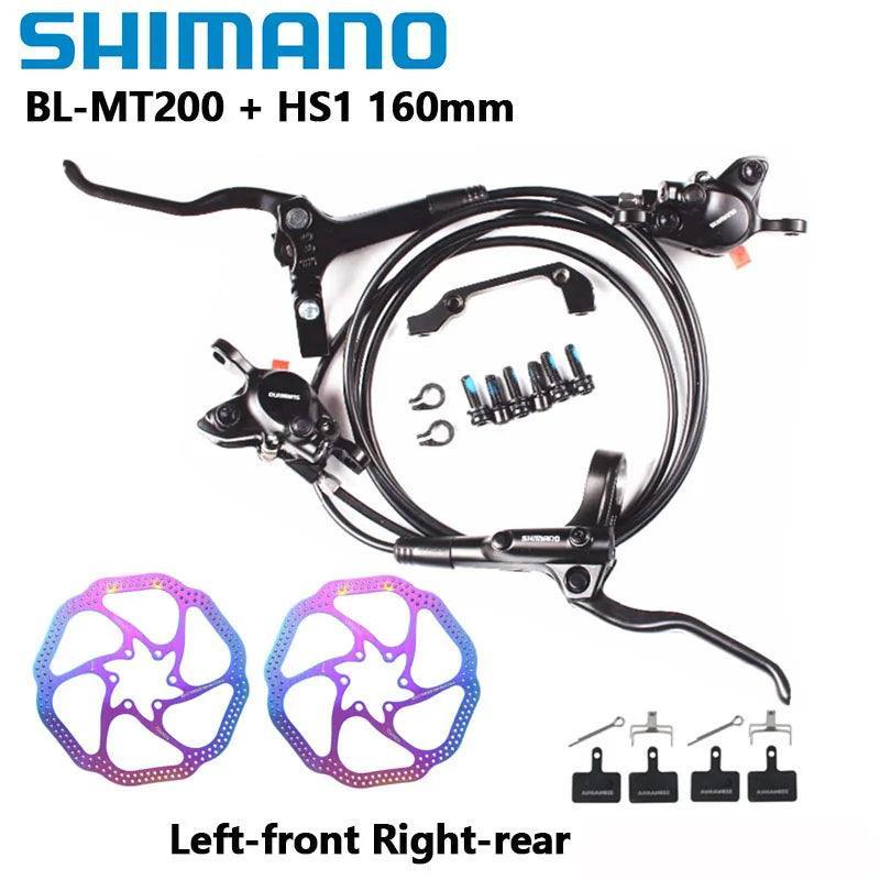Shimano MT200 Brake BL BR MTB E-bike Hydraulic Disc Brake Bicycle Electric Bike Brake Left Front Right Rear Brake - VirtuousWares.Store
