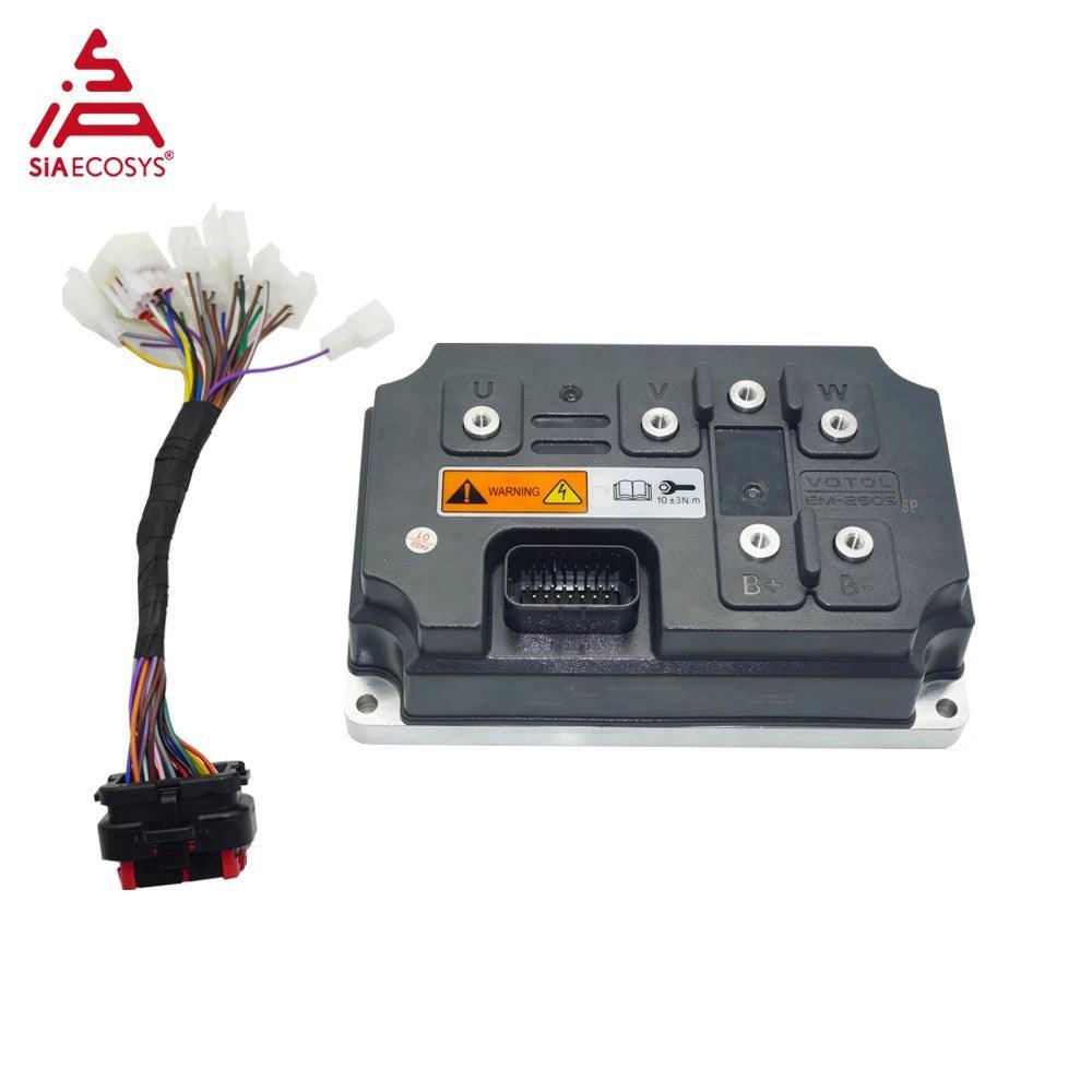 SiAECOSYS/VOTOL Programmable EM260SGTP 72V Rated 250A Peak 600A Controller for Electric Scooter E-Motorcycle - VirtuousWares.Store