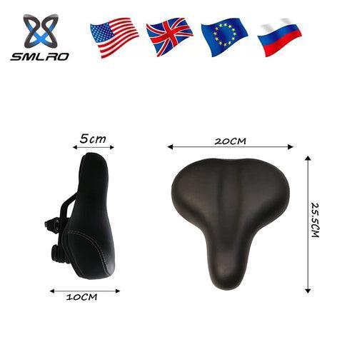 SMLRO PU Leather Bicycle Cushion Soft Shock Absorbing Mountain Bike - VirtuousWares.Store