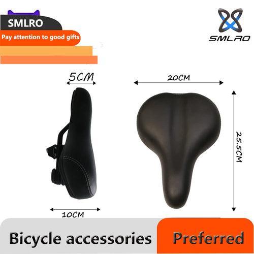 SMLRO PU Leather Bicycle Cushion Soft Shock Absorbing Mountain Bike - VirtuousWares.Store