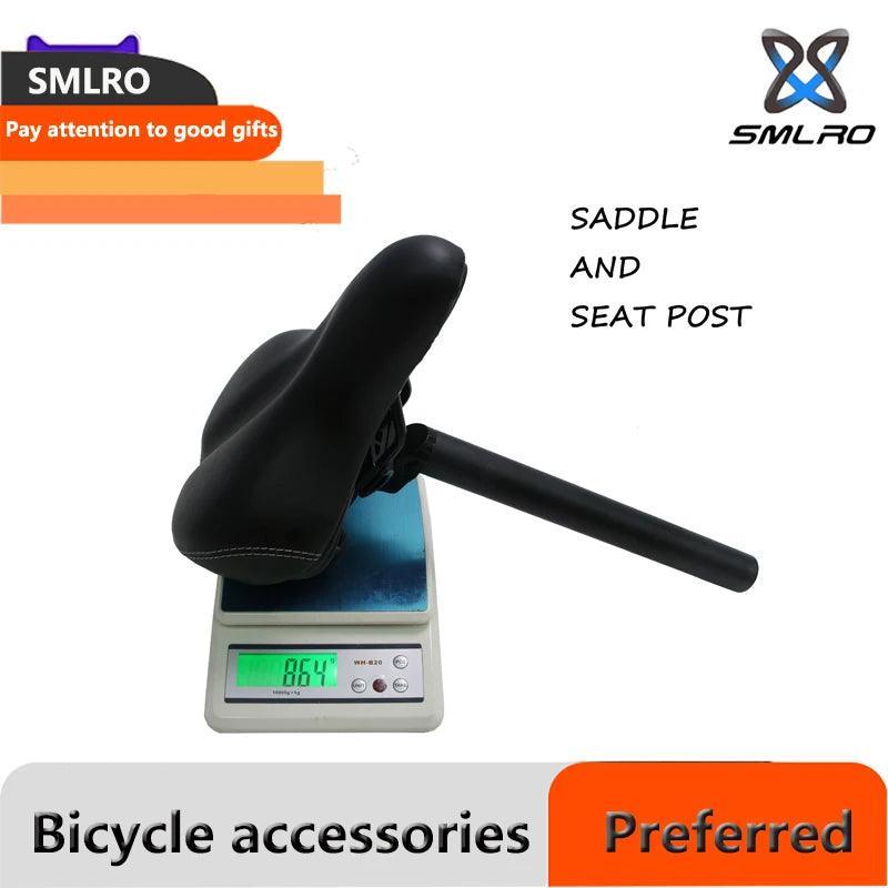 SMLRO PU Leather Bicycle Cushion Soft Shock Absorbing Mountain Bike - VirtuousWares.Store