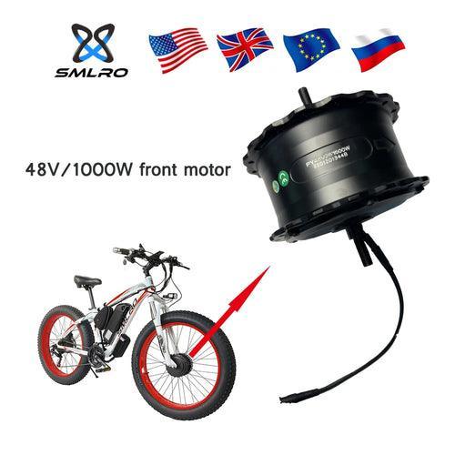 SMLRO snow bike front and rear wheel hub motor accessories 48V 1000W - VirtuousWares.Store