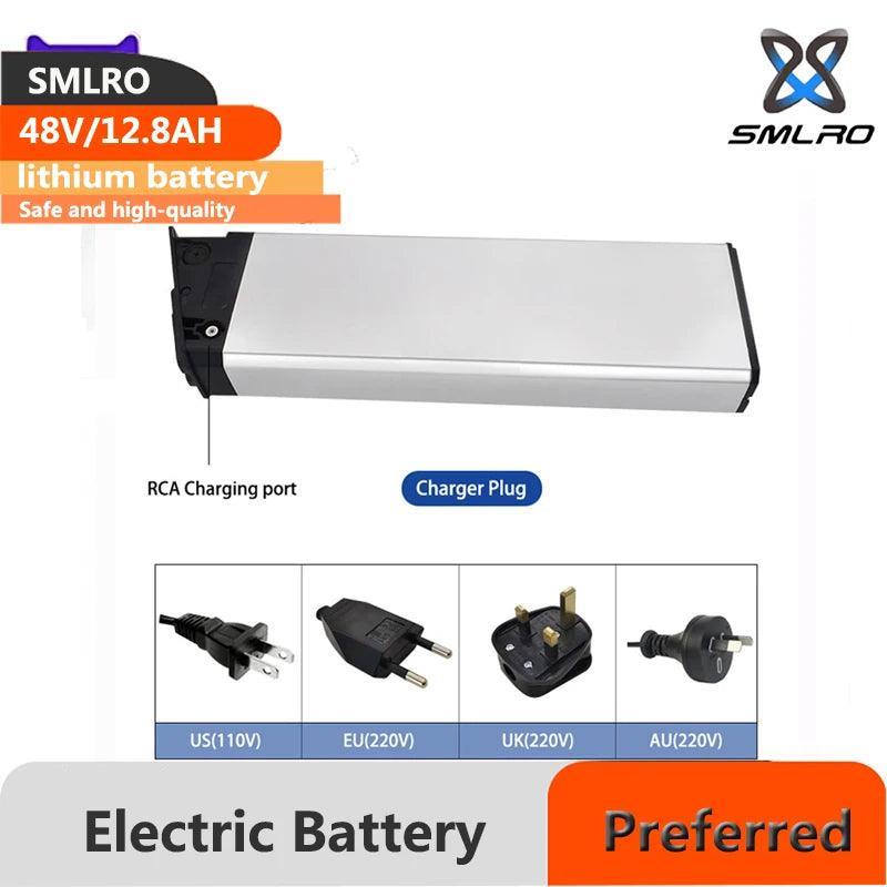 SMLRO The New 48V Lithium Battery, 15AH and 12.8AH Electric Bicycle - VirtuousWares.Store