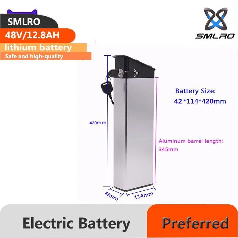 SMLRO The New 48V Lithium Battery, 15AH and 12.8AH Electric Bicycle - VirtuousWares.Store