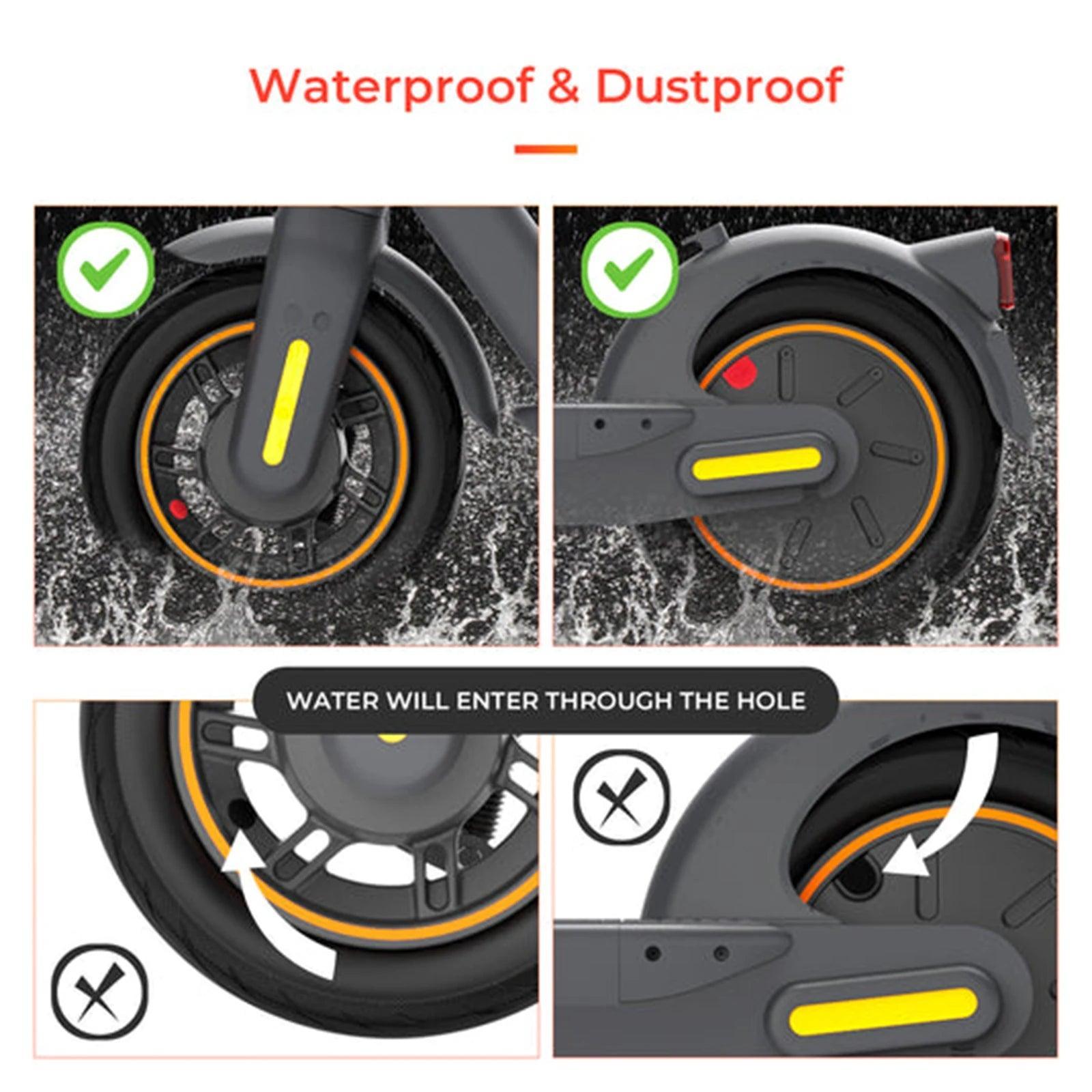 Solid Tire Wheel Hub Cap Rubber Plug for Xiaomi M365 Pro 1S Mi3 - VirtuousWares.Store