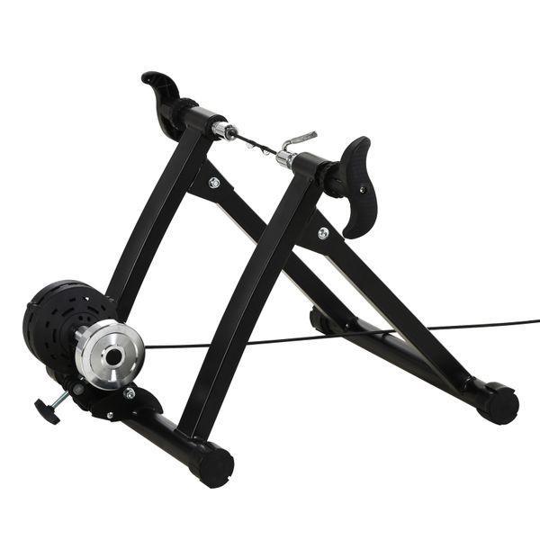 Soozier Indoor Magnetic Bike Bicycle Trainer Stand 5 Level Resistance - VirtuousWares.Store