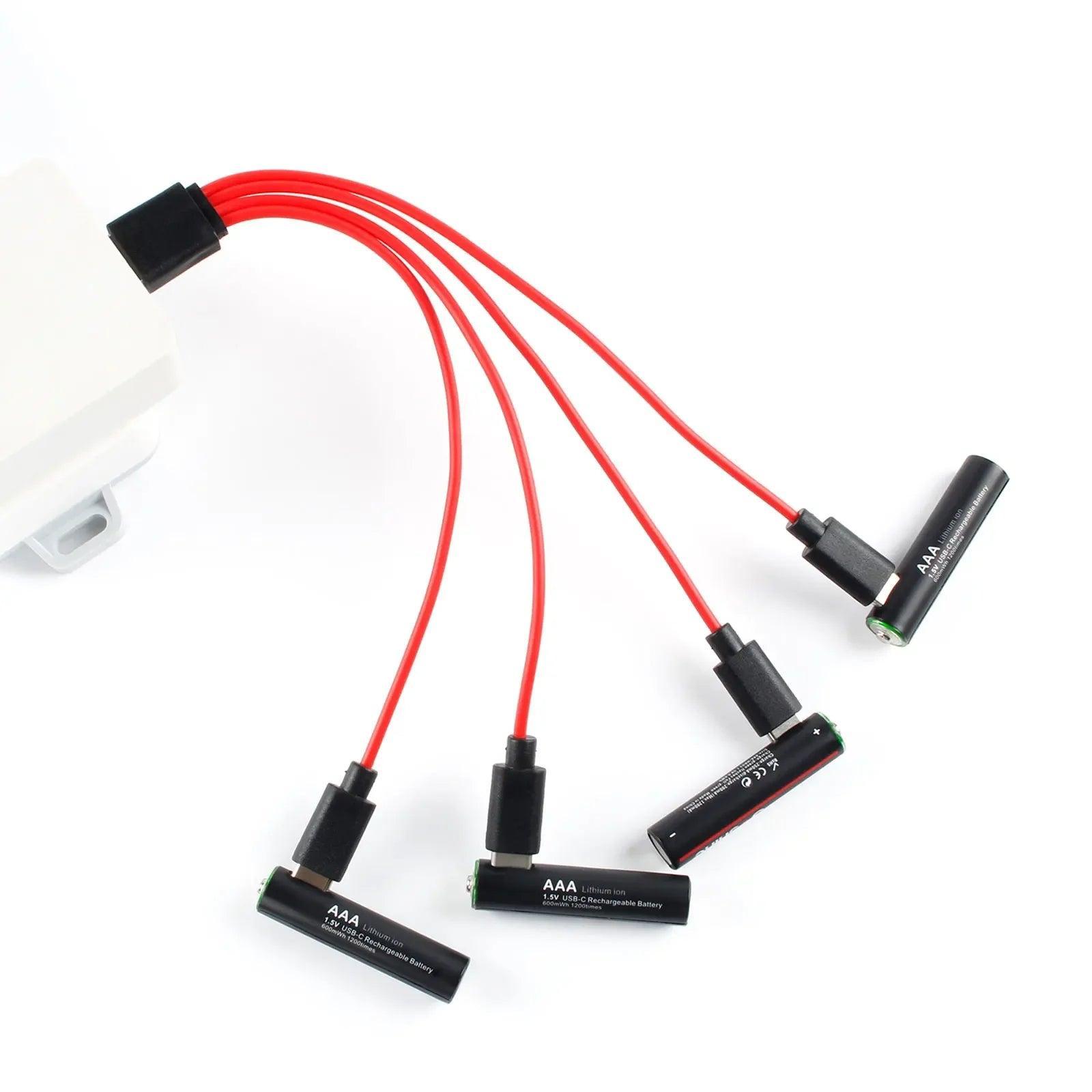Soshine USB Li-ion AAA Rechargeable Battery Aaa 1.5V 600mWh Lithium - VirtuousWares.Store