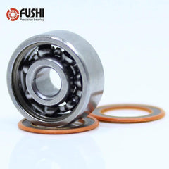 SR2C 2OS Inch Bearing 1/8"x3/8"x5/32" ABEC-7 Stainless Steel Hybrid - VirtuousWares.Store