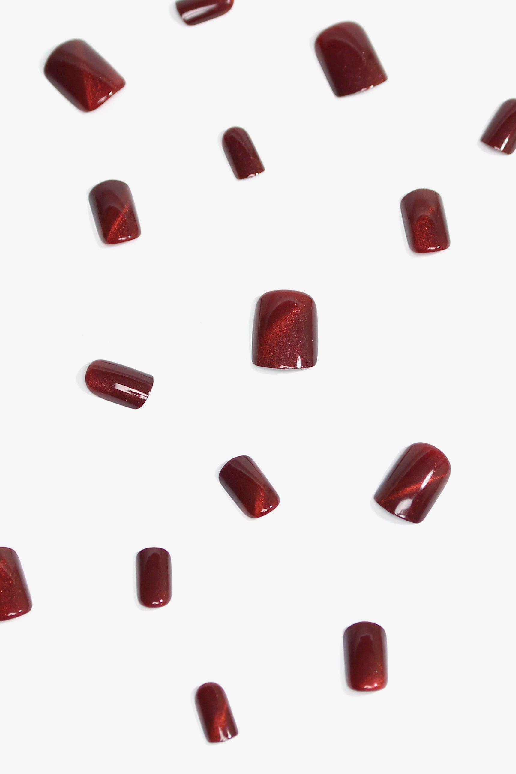 Starlite Red | Soft & Durable Press-On Nails - VirtuousWares.Store