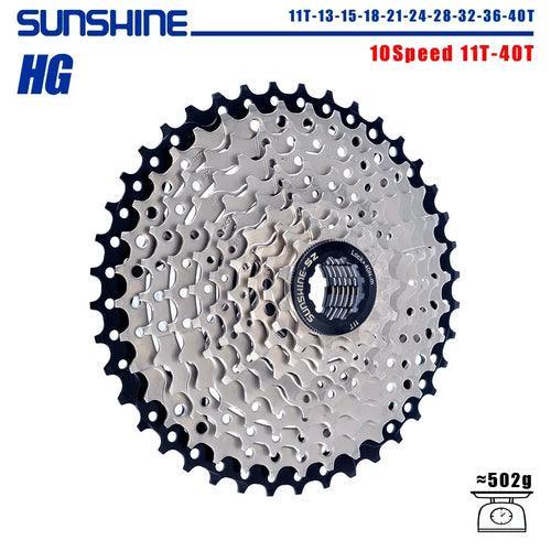SUNSHINE Bicycle Cassette 8/9/10/11/12Speed Freewheel HG Structure - VirtuousWares.Store