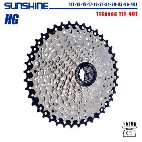 SUNSHINE Bicycle Cassette 8/9/10/11/12Speed Freewheel HG Structure - VirtuousWares.Store